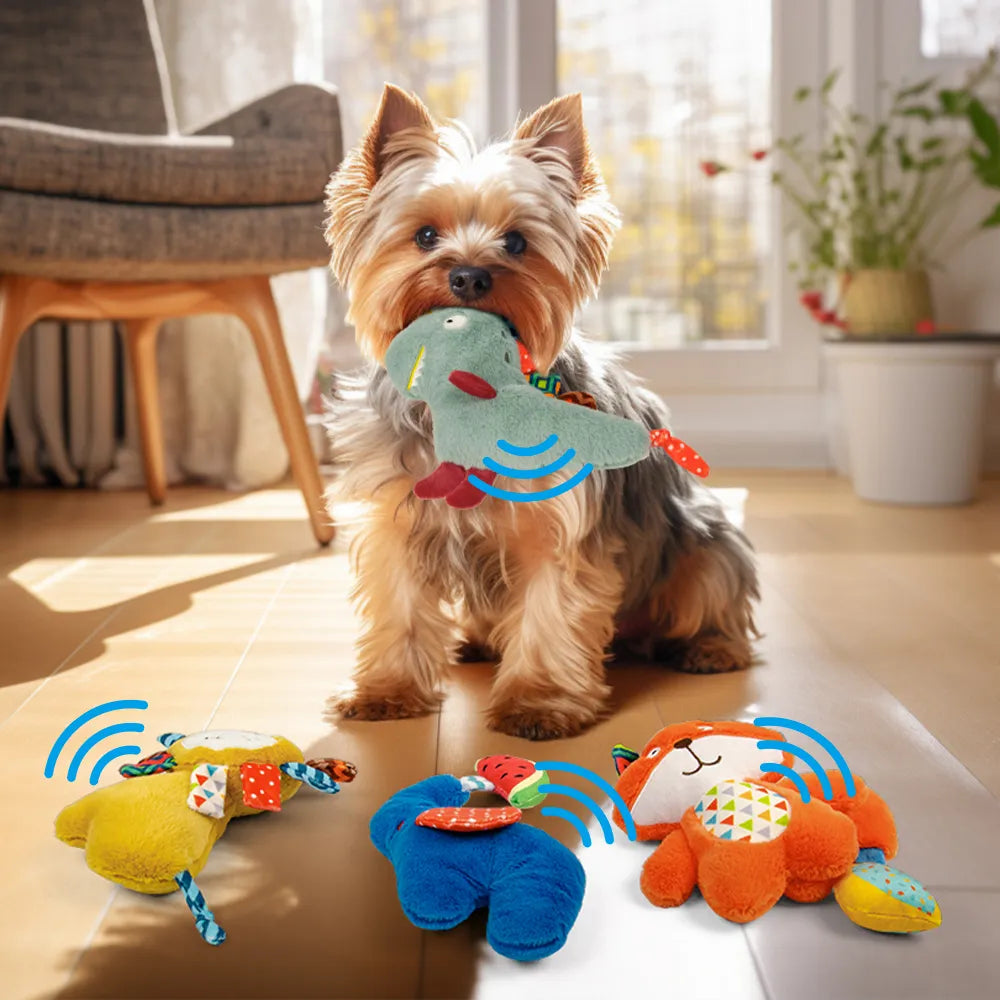 Squeaky Dog Toys (Set of 4)