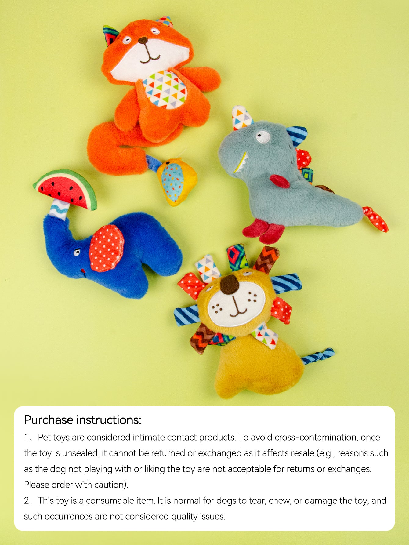Squirrel Squeaky Dog Toy